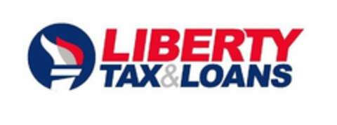 LIBERTY TAX&LOANS Logo (USPTO, 08.10.2019)