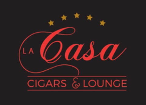 LA CASA CIGARS & LOUNGE Logo (USPTO, 11.02.2020)