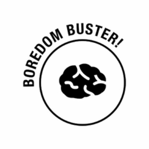 BOREDOM BUSTER! Logo (USPTO, 05/20/2020)