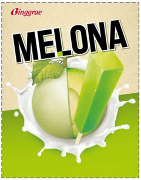 BINGGRAE MELONA Logo (USPTO, 09.07.2020)