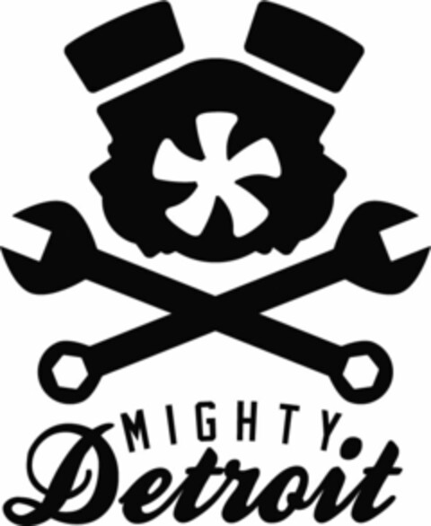 MIGHTY DETROIT Logo (USPTO, 25.06.2009)