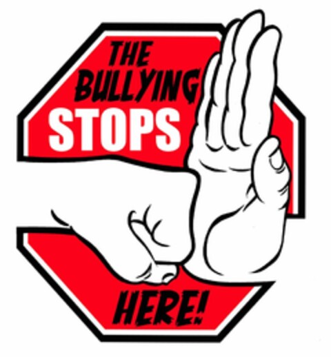 THE BULLYING STOPS HERE Logo (USPTO, 08.10.2009)