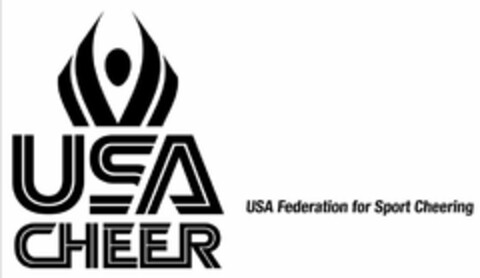 USA CHEER USA FEDERATION FOR SPORT CHEERING Logo (USPTO, 13.01.2010)