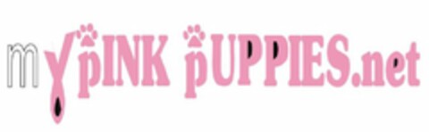 MYPINKPUPPIES.NET Logo (USPTO, 03/26/2010)