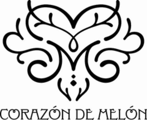 M CORAZÓN DE MELÓN Logo (USPTO, 24.06.2010)