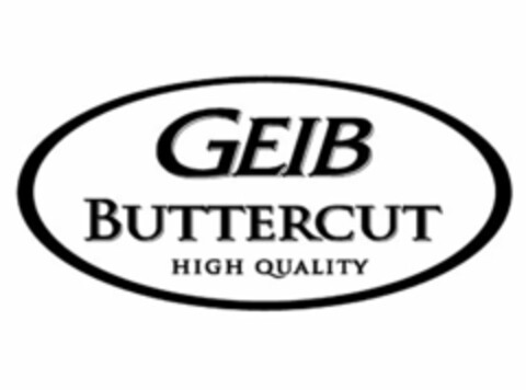 GEIB BUTTERCUT HIGH QUALITY Logo (USPTO, 11.11.2010)
