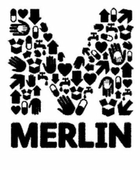 M MERLIN Logo (USPTO, 27.02.2012)