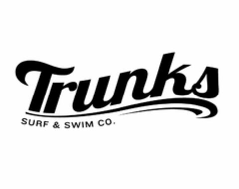 TRUNKS SURF & SWIM CO. Logo (USPTO, 17.04.2012)