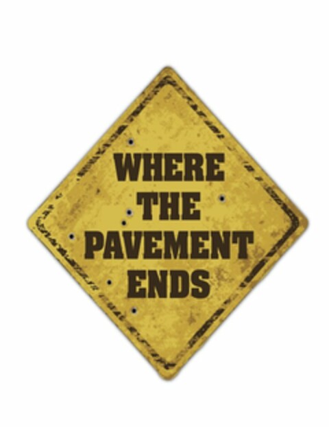 WHERE THE PAVEMENT ENDS Logo (USPTO, 16.08.2012)