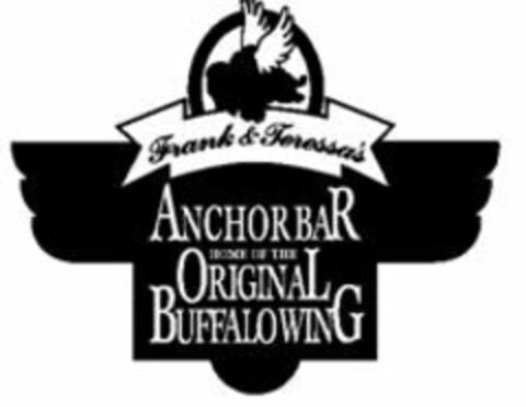 FRANK & TERESSA'S ANCHOR BAR HOME OF THE ORIGINAL BUFFALO WING Logo (USPTO, 03/05/2013)