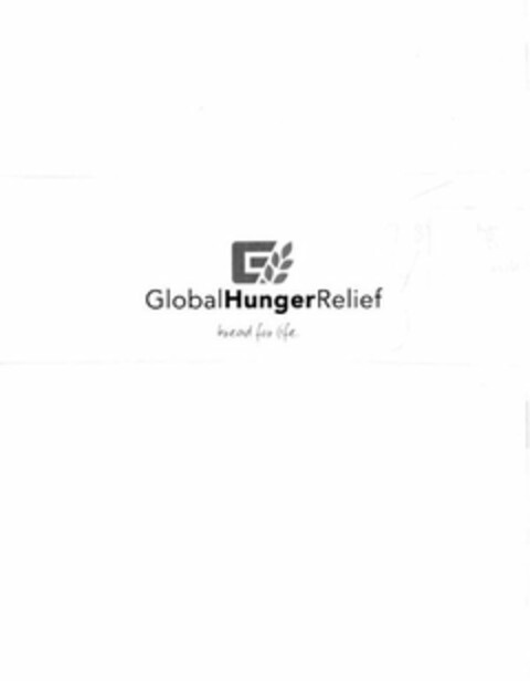 G GLOBAL HUNGER RELIEF BREAD FOR LIFE. Logo (USPTO, 04.06.2013)