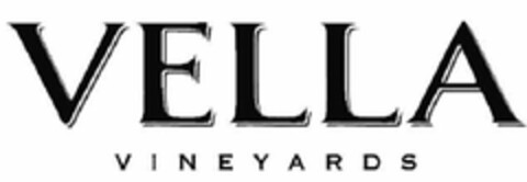 VELLA VINEYARDS Logo (USPTO, 26.05.2015)