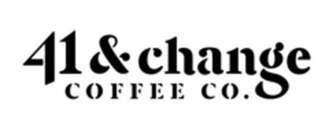 41 & CHANGE COFFEE CO. Logo (USPTO, 02.01.2016)