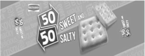 50 50; SWEET AND SALTY; BRITANNIA Logo (USPTO, 01/28/2016)