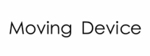 MOVING DEVICE Logo (USPTO, 25.10.2016)