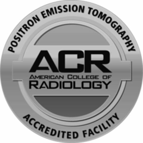 POSITRON EMISSION TOMOGRAPHY ACCREDITED FACILITY ACR AMERICAN COLLEGE OF RADIOLOGY Logo (USPTO, 05.01.2017)