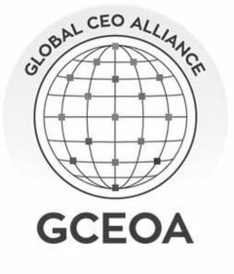 GLOBAL CEO ALLIANCE GCEOA Logo (USPTO, 15.08.2017)