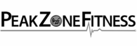 PZF PEAK ZONE FITNESS Logo (USPTO, 31.08.2017)