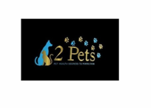 2 PETS PET HEALTH SOURCED TO PERFECTION Logo (USPTO, 09/04/2017)