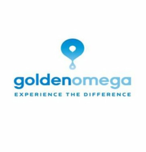 GOLDENOMEGA EXPERIENCE THE DIFFERENCE Logo (USPTO, 10/12/2017)