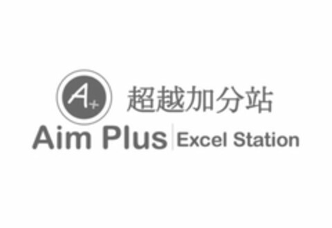 A+ AIM PLUS EXCEL STATION Logo (USPTO, 16.10.2017)