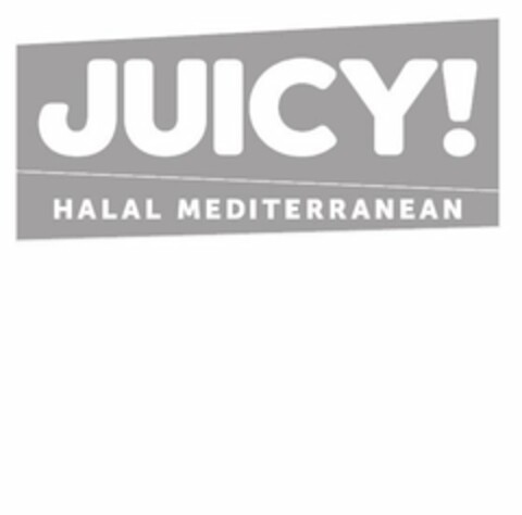 JUICY! HALAL MEDITERRANEAN Logo (USPTO, 23.02.2018)