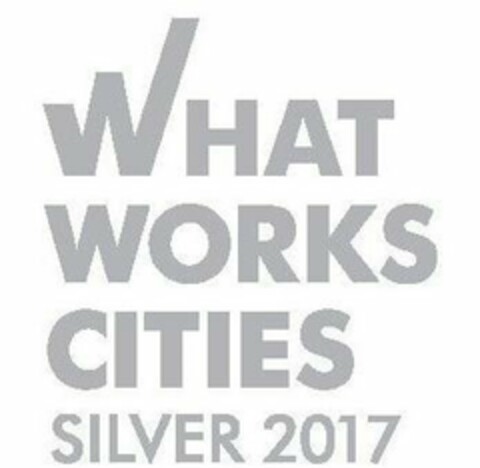 WHAT WORKS CITIES SILVER 2017 Logo (USPTO, 05/21/2018)