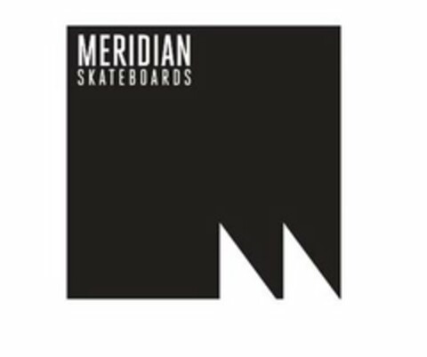 MERIDIAN SKATEBOARDS Logo (USPTO, 15.01.2019)