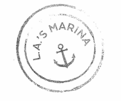 L.A.'S MARINA Logo (USPTO, 16.07.2019)