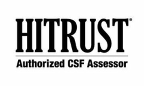 HITRUST AUTHORIZED CSF ASSESSOR Logo (USPTO, 19.07.2019)