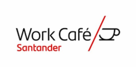 WORK CAFÉ SANTANDER Logo (USPTO, 03.10.2019)