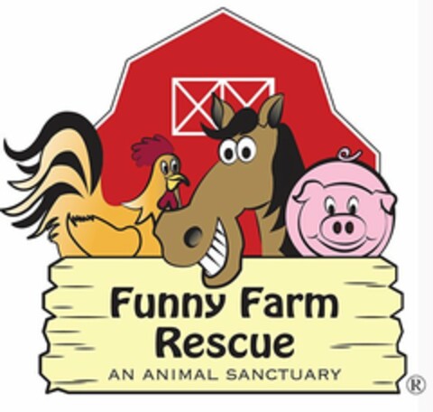 FUNNY FARM RESCUE AN ANIMAL SANCTUARY Logo (USPTO, 30.10.2019)