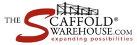 THE SCAFFOLD WAREHOUSE.COM EXPANDING POSSIBILITIES Logo (USPTO, 03.02.2020)