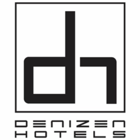 DH DENIZEN HOTELS Logo (USPTO, 10.03.2009)