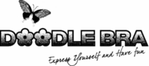 DOODLE BRA EXPRESS YOURSELF AND HAVE FUN Logo (USPTO, 13.03.2009)