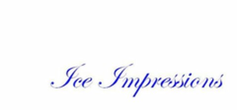 ICE IMPRESSIONS Logo (USPTO, 18.03.2009)