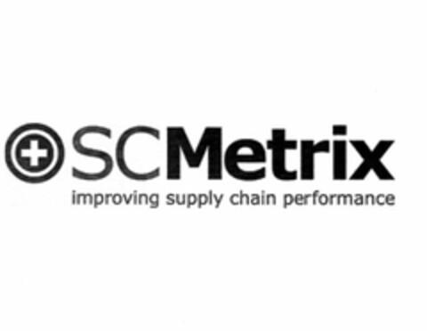 SCMETRIX IMPROVING SUPPLY CHAIN PERFORMANCE Logo (USPTO, 08/03/2009)