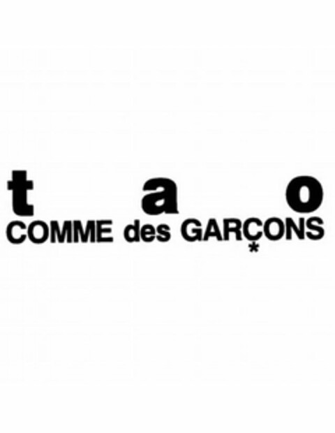 TAO COMME DES GARCONS Logo (USPTO, 20.10.2009)