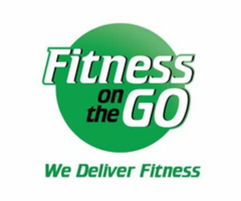 FITNESS ON THE GO WE DELIVER FITNESS Logo (USPTO, 22.10.2009)