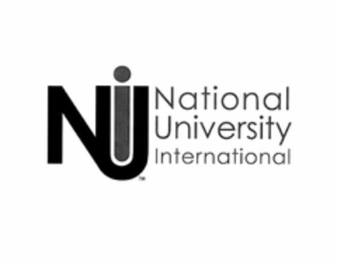 NUI NATIONAL UNIVERSITY INTERNATIONAL Logo (USPTO, 12.10.2010)