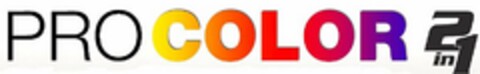 PRO COLOR 2 IN 1 Logo (USPTO, 02.12.2010)