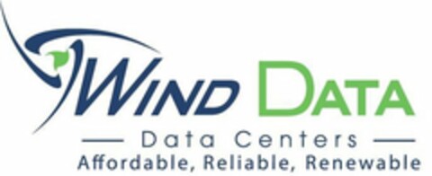 WIND DATA DATA CENTERS AFFORDABLE, RELIABLE, RENEWABLE Logo (USPTO, 14.06.2011)