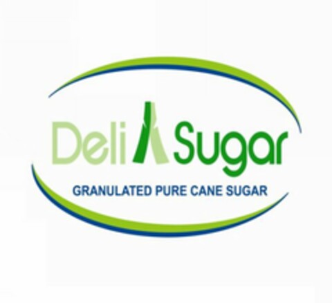 DELI SUGAR GRANULATED PURE CANE SUGAR Logo (USPTO, 28.12.2011)