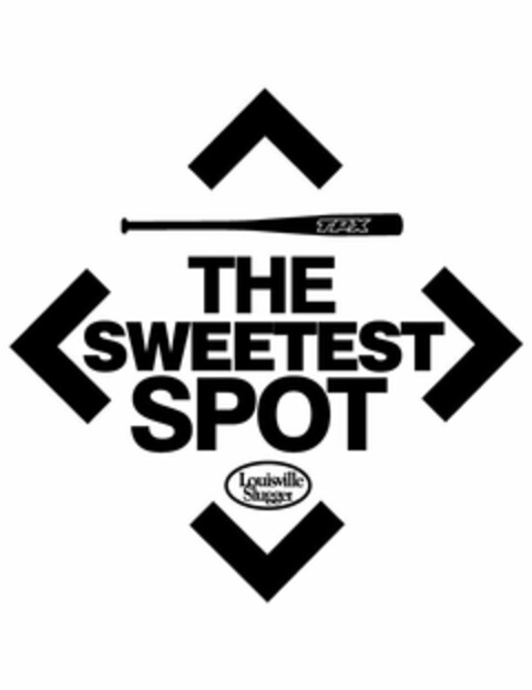 TPX THE SWEETEST SPOT LOUISVILLE SLUGGER Logo (USPTO, 17.04.2012)