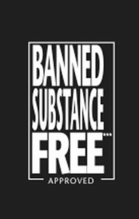 BANNED SUBSTANCE FREE APPROVED Logo (USPTO, 04.06.2012)