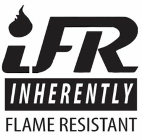 IFR INHERENTLY FLAME RESISTANT Logo (USPTO, 08/09/2013)