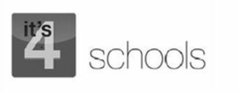 IT'S4 SCHOOLS Logo (USPTO, 08/22/2013)