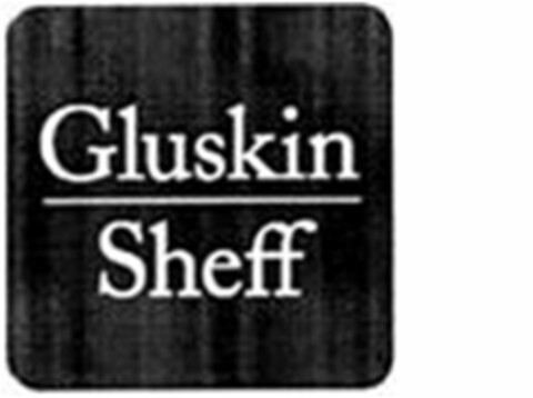 GLUSKIN SHEFF. Logo (USPTO, 06.09.2013)