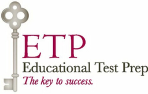 ETP EDUCATIONAL TEST PREP THE KEY TO SUCCESS Logo (USPTO, 04/03/2014)