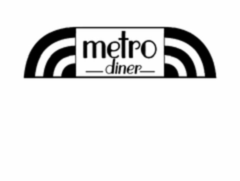 METRO DINER Logo (USPTO, 08.04.2014)